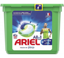Гелевые капсулы для стирки Ariel All in 1 Pods Touch of Febreze 22 шт (цена за 1 шт)