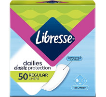 Ежедневные гигиенические прокладки Libresse Classic Regular 50 шт