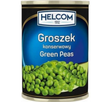 Горошек консервированный зеленый Helcom 400 г