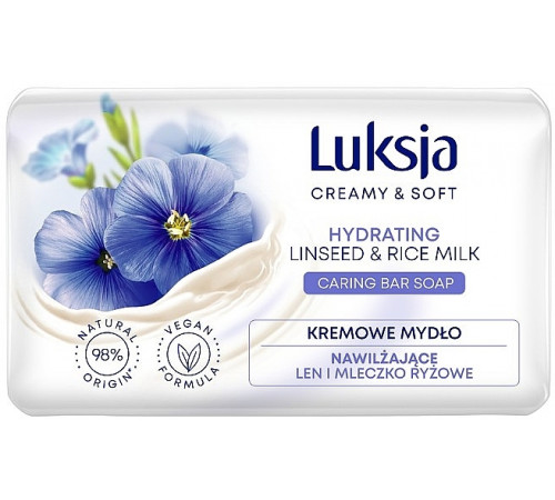 Мыло Luksja Семена Льна и Рисовое Молочко 90 г