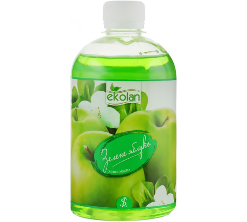 Рідке мило Ekolan Зелене Яблуко запаска 500 г