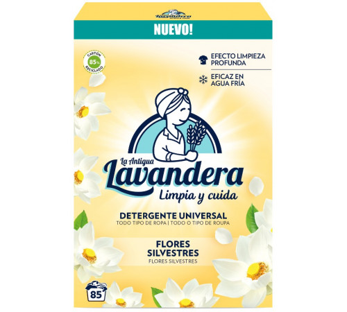Пральний порошок La Antigua Lavandera Universal Польові квіти 4.675 кг 85 циклів прання