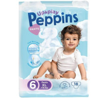 Підгузки-трусики Peppins Up&Play 6 (15+ кг) 18 шт