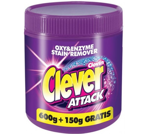 Засіб проти плям Clever Attack 750 г Color