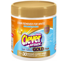 Засіб проти плям Clever Attack Gold Plus 730 г для білого