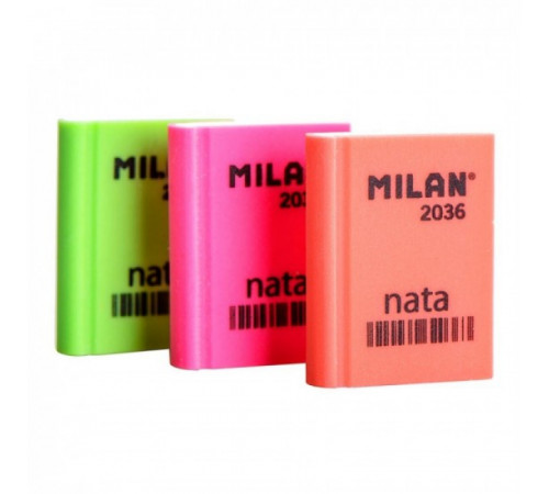 Гумка прямокутна Milan Nata 2036