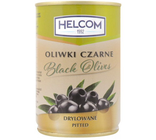 Оливки консервированные черные Helcom без косточек 280 г