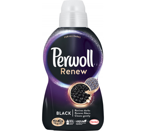 Гель для стирки Perwoll Renew Black 990 мл 18 циклов стирки