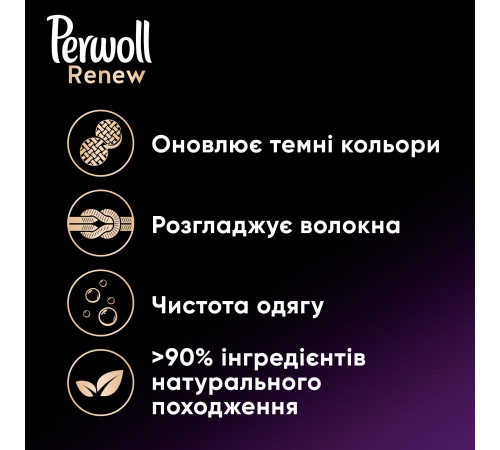 Гель для стирки Perwoll Renew Black 990 мл 18 циклов стирки