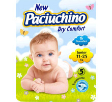 Підгузки дитячі Paciuchino 5 (11-25 кг) 16 шт