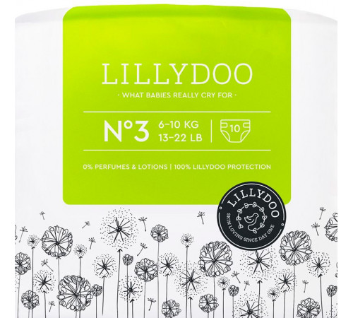 Подгузники Lillydoo 3 (6-10 кг) 10 шт Подгузники Lillydoo 3 (6-10 кг) 10 шт