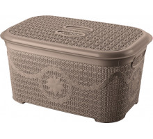 Корзина для хранения с крышкой Asude Plastik ASD167 35 л