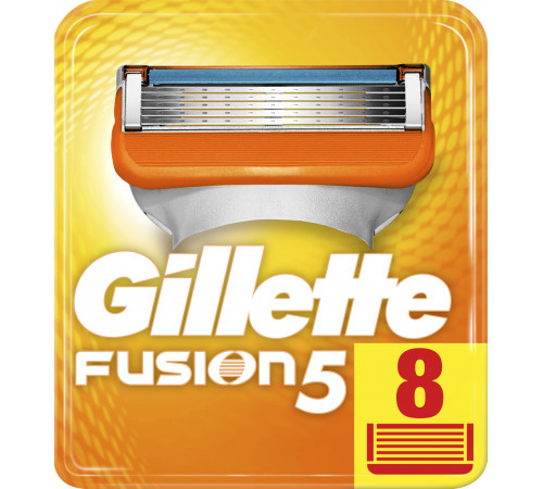 Сменные картриджи для бритья Gillette Fusion5 8 шт (цена за 1шт)