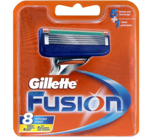 Змінні картриджі для гоління Gillette Fusion5 8 шт (ціна за 1шт)
