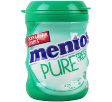Жувальна гумка Mentos Pure Fresh зі смаком м'яти в банці