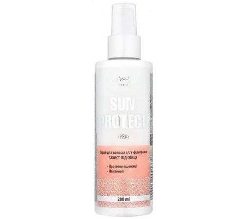 Спрей для волос Top Beauty с UV фильтрами Защита от солнца 200 мл Спрей для волос Top Beauty с UV фильтрами Защита от солнца 200 мл