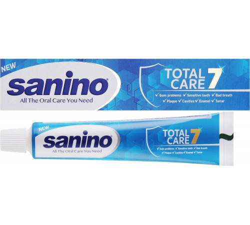 Зубна паста Sanino Total Care Комплексний догляд 75 мл