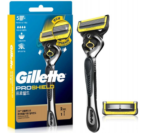 Станок для гоління Gillette ProShield з 2 змінними касетами