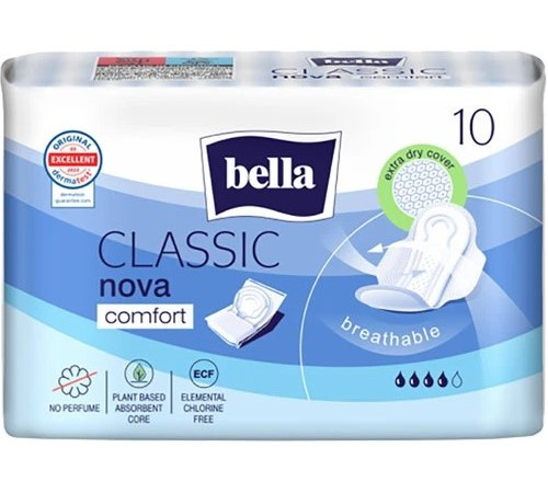 Гигиенические прокладки Bella Classic Nova Сomfort  Drainette 10 шт