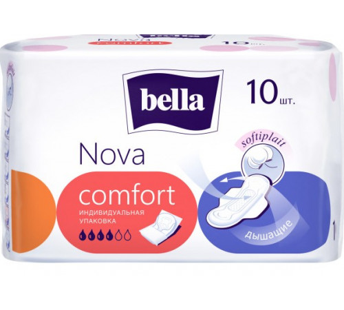 Гигиенические прокладки Bella Nova Сomfort  Softiplait 10 шт