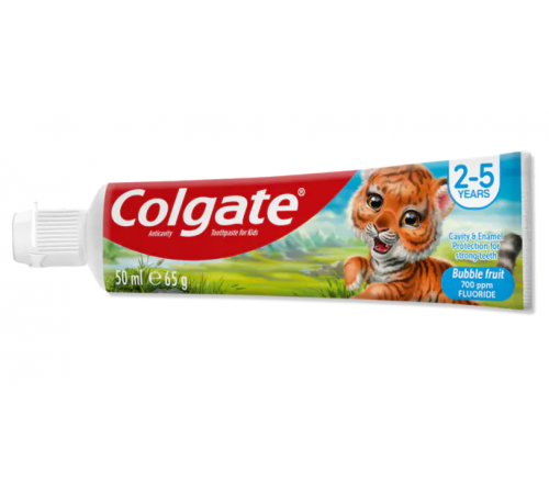 Зубна паста дитяча Colgate Bubble Fruit 2 - 5 років 50 мл