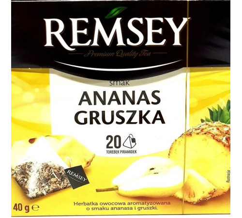 Чай Remsey Ananas Gruszka в пакетиках 20 штук 40 г