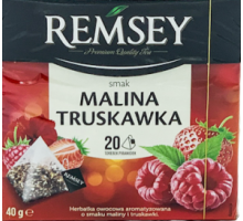 Чай Remsey Malina Truskawka в пакетиках 20 штук 40 г