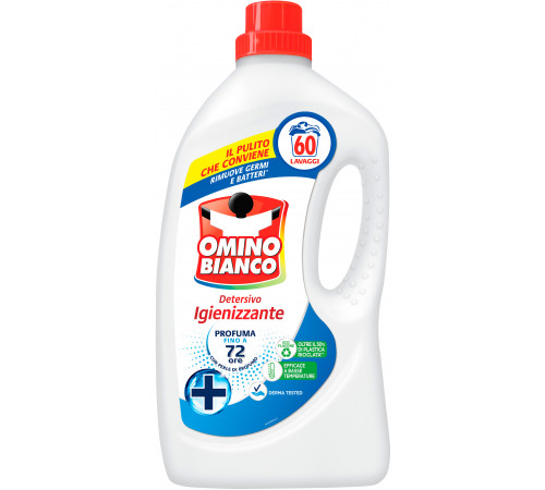 Гель для прання Omino Bianco Detersivo Igienizzante 2.4 л 60 циклів прання