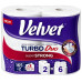 Паперові рушники Velvet Turbo Duo Super Strong 3 шари 2 шт