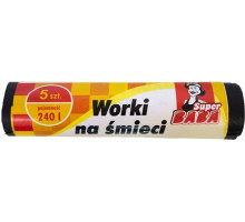 Пакети для сміття Super Baba 240 л 5 шт