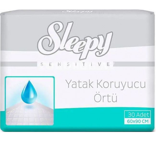 Пелюшки Sleepy Sensitive Underpad 60х90 см 30 шт