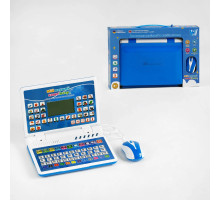 Детский компьютер ноутбук WToys ТК-36908 (2 языка, 10 режимов, алфавит, загадки, песни, мышка)