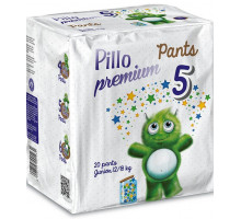 Підгузки-трусики Pillo Premium 5 (12-18 кг) 20 шт