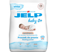 Гіпоалергенний мийний засіб JELP Baby 0+ для прання білого 1.35 кг 18 циклів прання