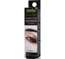 Краска для бровей Delia HENNA 1.0 Черная 2 г