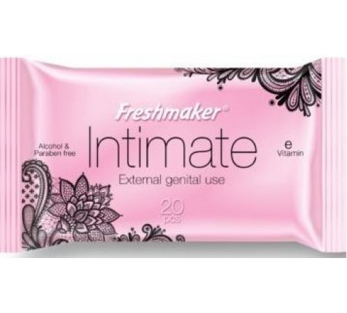 Влажные салфетки для интимной гигиены Freshmaker Intimate 20 шт