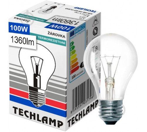 Лампа накаливания Techlamp 240В 100 Вт