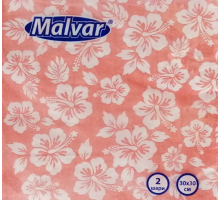Салфетка Malvar Цветы 30х30 см 2-х шаровая 20 шт