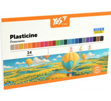 Пластилін Yes 540692 Orange Line 24 кольори 480 г