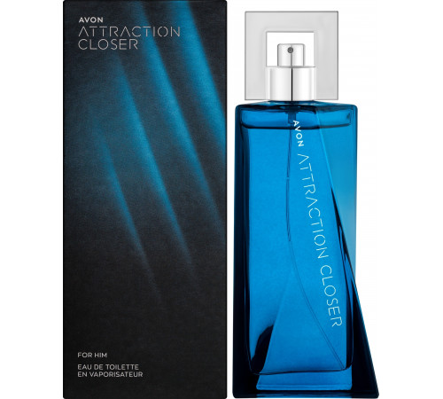 Туалетна вода чоловіча Avon Attraction Closer 75 мл
