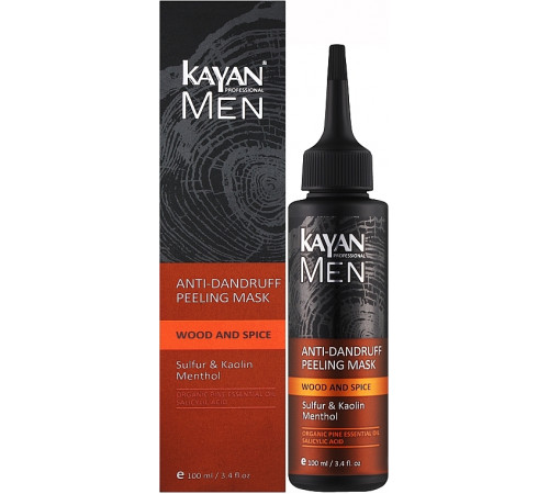 Пілінг-маска від лупи для чоловіків Kayan Professional Men 100 мл Пілінг-маска від лупи для чоловіків Kayan Professional Men 100 мл