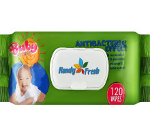 Серветки вологі дитячі Handy Fresh з клапаном 120 шт
