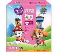 Підгузки-трусики Parents choice Paw Patrol для дівчаток 7 (21+ кг) 56 шт