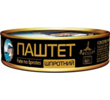 Паштет шпротний Baltijas 160 г ж/б