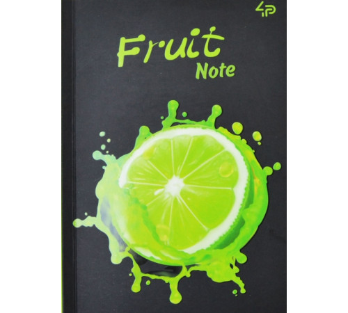 Блокнот 4Profi А5 Fruit Note цветные однотонные листы 40 листов