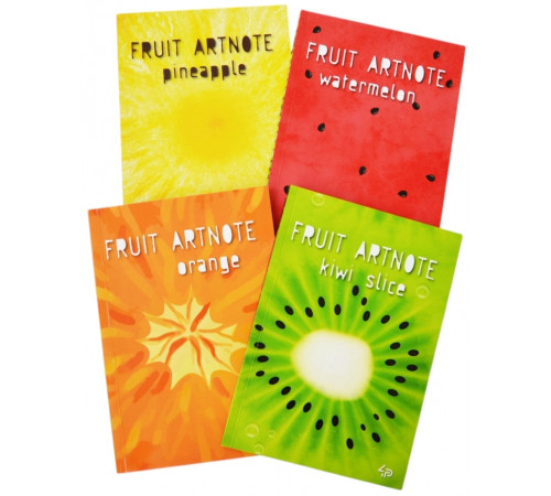Блокнот 4Profi А5 Fruit Artnote цветные листы 40 листов