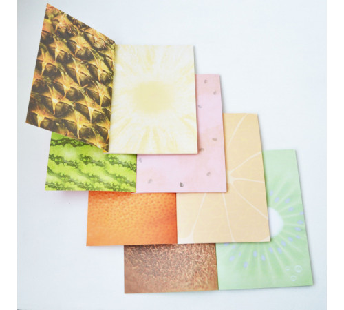 Блокнот 4Profi А5 Fruit Artnote цветные листы 40 листов