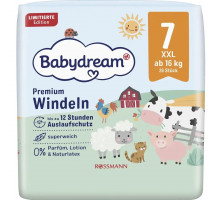 Подгузники Babydream Premium 7 (16+ кг) 26 шт
