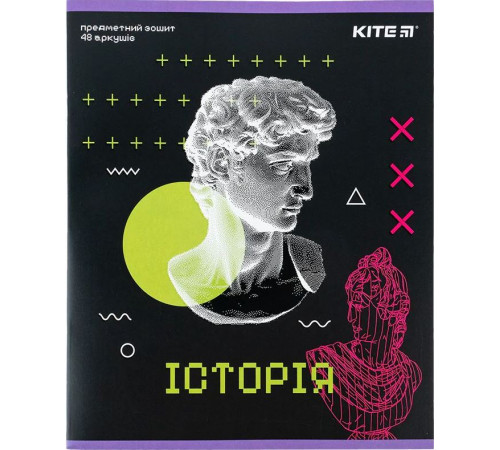 Зошит предметний Kite Історія Клітинка 48 аркушів Зошит предметний Kite Історія Клітинка 48 аркушів