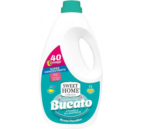 Гель для прання Sweet Home Райський океан 2 л 40 циклів прання